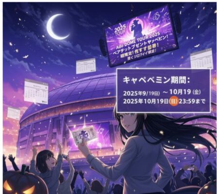 ハロウィンジャンボ 宝くじ ado ドームチケット