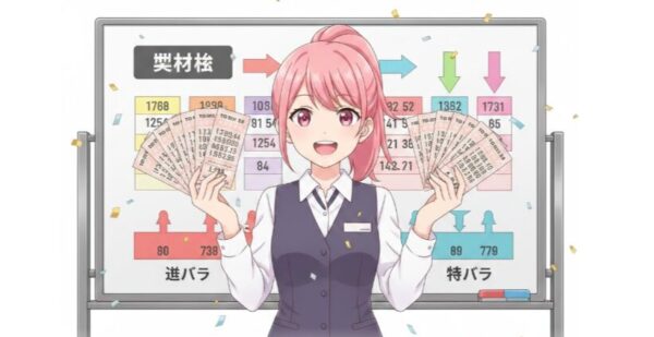 宝くじ 縦バラ 特バラ 違い