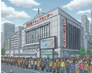 西銀座チャンスセンター 混雑 待ち時間